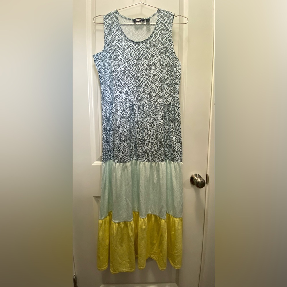 Lands’ End Tiered Maxi Summer Petite Dress - Picture 2 of 11